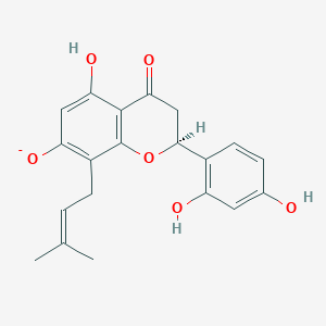 molecular formula C20H19O6- B1261520 leachianone G(1-) 
