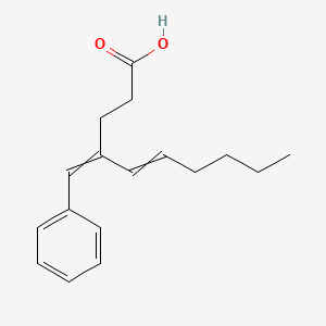 molecular formula C17H22O2 B12615219 4-Benzylidenedec-5-enoic acid CAS No. 919283-88-8