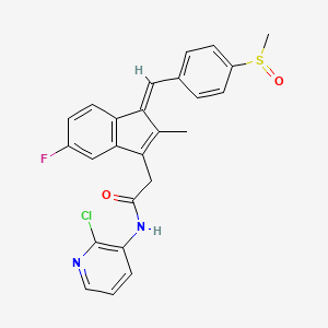 molecular formula C25H20ClFN2O2S B12615239 C25H20ClFN2O2S 