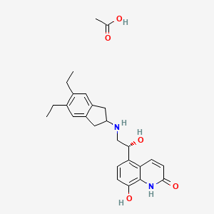 molecular formula C26H32N2O5 B1261526 Indacaterol Acetate CAS No. 1000160-96-2