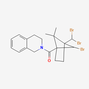 molecular formula C19H22Br3NO B12615288 C19H22Br3NO 