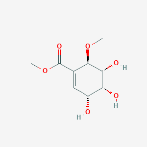 molecular formula C9H14O6 B1261529 Pericosine C 