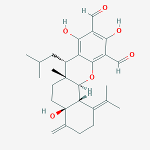 molecular formula C28H36O6 B1261531 Eucalyptal C 