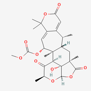 molecular formula C26H32O10 B1261536 Miniolutelide A 
