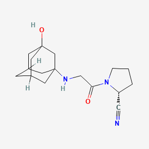(2R)-1-[2-[(3-Hydroxy-1-adamantyl)amino]acetyl]pyrrolidine-2-carbonitrile