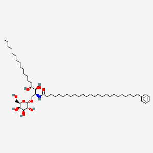 1-O-(alpha-D-galactopyranosyl)-N-(25-phenylpentacosanoyl)phytosphingosine