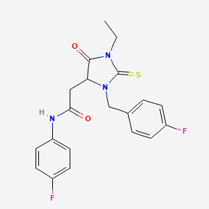 molecular formula C20H19F2N3O2S B12615472 C20H19F2N3O2S 