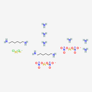 molecular formula C12H50Cl2N14O12Pt3 B1261548 Triplatin tetranitrate CAS No. 172903-00-3