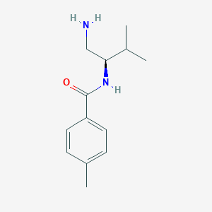 molecular formula C13H20N2O B12615482 N-[(2R)-1-amino-3-methylbutan-2-yl]-4-methylbenzamide CAS No. 919485-61-3