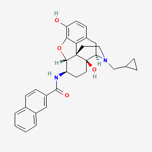 molecular formula C31H32N2O4 B1261556 N-Naphthoyl-beta-naltrexamine 