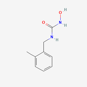 molecular formula C9H12N2O2 B12615594 N-Hydroxy-N'-[(2-methylphenyl)methyl]urea CAS No. 919996-53-5