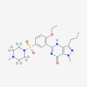 molecular formula C22H30N6O4S B126156 Desmethyl thiosildenafil-d8 CAS No. 951385-68-5