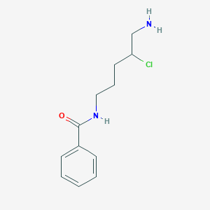 molecular formula C12H17ClN2O B12615639 N-(5-Amino-4-chloropentyl)benzamide CAS No. 918872-10-3
