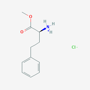 molecular formula C11H16ClNO2 B126157 Methyl (2S)-2-amino-4-phenylbutanoate hydrochloride CAS No. 60425-49-2