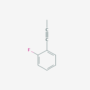 molecular formula C9H7F B12615729 1-Fluoro-2-(prop-1-yn-1-yl)benzene CAS No. 919097-01-1
