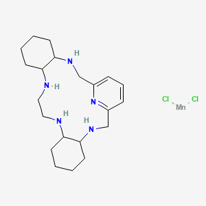 Dichloromanganese;3,10,13,20,26-pentazatetracyclo[20.3.1.04,9.014,19]hexacosa-1(26),22,24-triene