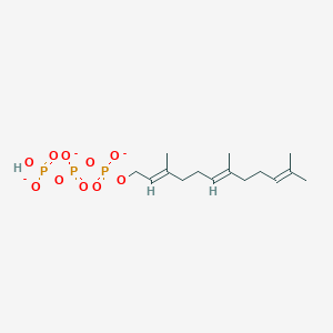 molecular formula C15H26O10P3-3 B1261591 Farnesyl triphosphate(3-) 