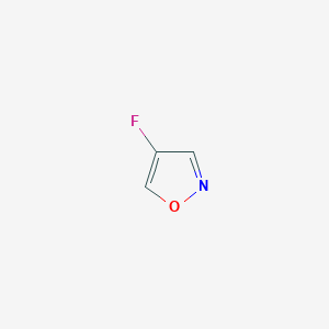 molecular formula C3H2FNO B12616020 4-Fluoroisoxazole 
