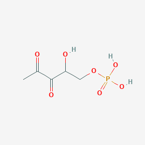 molecular formula C5H9O7P B1261615 2-Hydroxy-3,4-dioxopentyl dihydrogen phosphate 