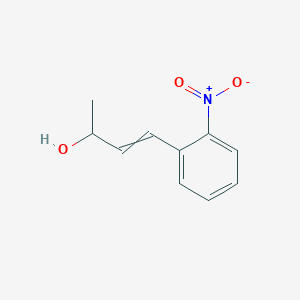 molecular formula C10H11NO3 B12616240 4-(2-Nitrophenyl)but-3-en-2-ol CAS No. 918540-65-5
