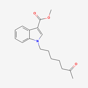 molecular formula C17H21NO3 B12616296 Methyl 1-(6-oxoheptyl)-1H-indole-3-carboxylate CAS No. 920513-99-1