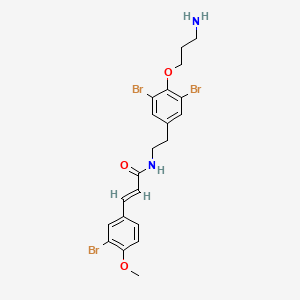 molecular formula C21H23Br3N2O3 B1261630 Aplysamine 6 
