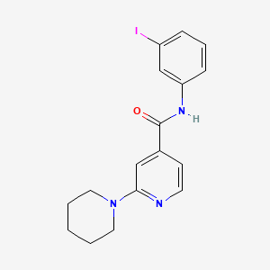 molecular formula C17H18IN3O B12616399 N-(3-Iodophenyl)-2-(piperidin-1-yl)pyridine-4-carboxamide CAS No. 914397-33-4