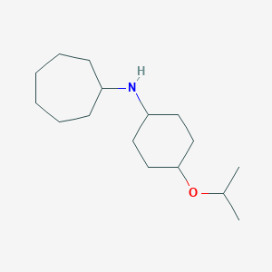 molecular formula C16H31NO B12616430 N-{4-[(Propan-2-yl)oxy]cyclohexyl}cycloheptanamine CAS No. 920280-80-4