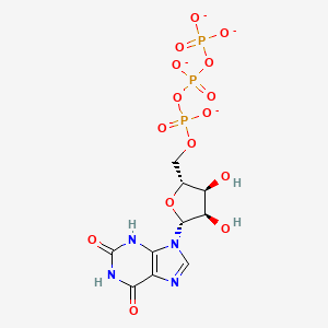 molecular formula C10H11N4O15P3-4 B1261646 XTP tetraanion 