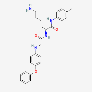 molecular formula C27H32N4O3 B12616481 N-(4-Phenoxyphenyl)glycyl-N-(4-methylphenyl)-L-lysinamide CAS No. 918436-29-0