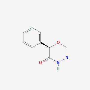molecular formula C9H8N2O2 B12616488 (6R)-6-Phenyl-4H-1,3,4-oxadiazin-5(6H)-one CAS No. 919110-49-9