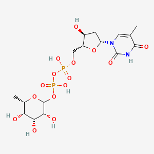 molecular formula C16H26N2O15P2 B1261652 dTDP-6-deoxy-L-talose 