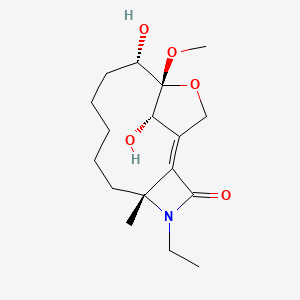 molecular formula C17H27NO5 B1261658 Phyllostictine A 
