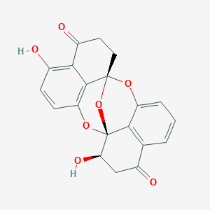 molecular formula C20H14O7 B1261661 Preussomerin EG2 