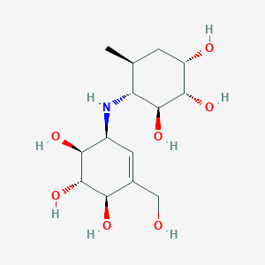 molecular formula C14H25NO7 B1261668 Pseudoacarviosin 