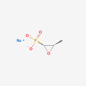 molecular formula C3H5NaO4P- B1261671 磷霉素二钠盐 
