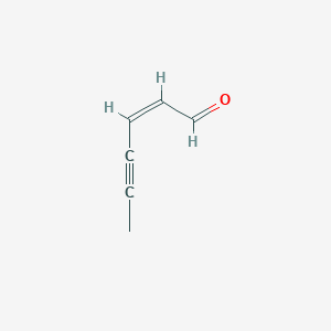 molecular formula C6H6O B1261672 (Z)-己-2-烯-4-炔醛 
