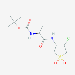 molecular formula C12H21ClN2O5S B12616728 C12H21ClN2O5S 