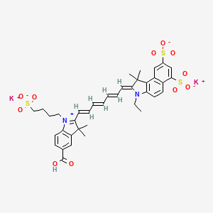 molecular formula C38H40K2N2O11S3 B1261676 NIR-1染料 