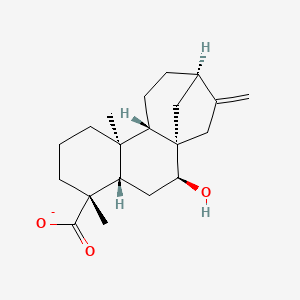 molecular formula C20H29O3- B1261677 ent-7alpha-Hydroxykaur-16-en-19-oate 