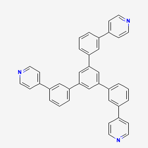 molecular formula C39H27N3 B12616783 1,3,5-Tris[3-(4-pyridinyl)phenyl]benzene CAS No. 921205-05-2