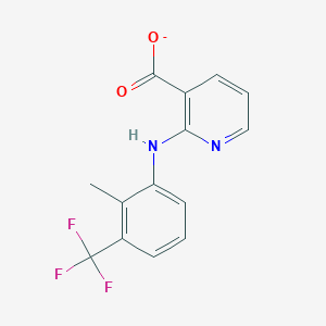 molecular formula C14H10F3N2O2- B1261684 氟尼辛（1-） 