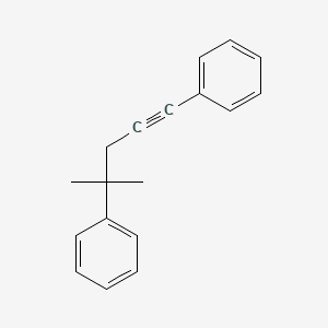 molecular formula C18H18 B12616852 1,4-Diphenyl-4-methyl-1-pentyne CAS No. 917878-21-8