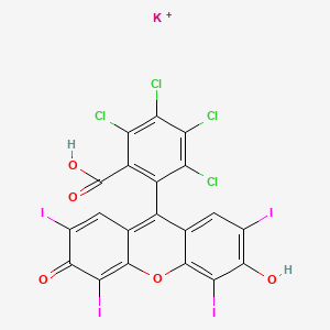 molecular formula C20H2Cl4I4K2O5 B1261686 Rose Bengal CAS No. 24545-87-7