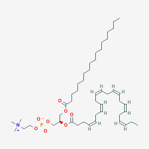 molecular formula C48H84NO8P B1261689 1-octadecanoyl-2-(4Z,7Z,10Z,13Z,16Z,19Z-docosahexaenoyl)-sn-glycero-3-phosphocholine CAS No. 59403-52-0