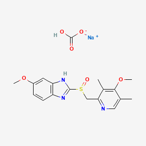 molecular formula C18H20N3NaO6S B1261695 Zegerid OTC CAS No. 774595-73-2