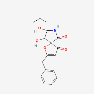 molecular formula C18H21NO5 B1261696 Berkeleyamide D 