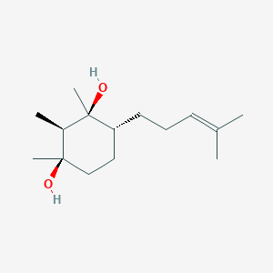 molecular formula C15H28O2 B1261697 Citrantifidiol 