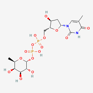 molecular formula C16H26N2O15P2 B1261699 dTDP-D-fucose 