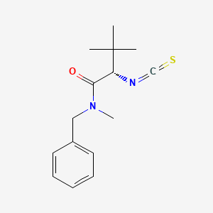 molecular formula C15H20N2OS B12617045 N-Benzyl-N,3-dimethyl-N~2~-(sulfanylidenemethylidene)-L-valinamide CAS No. 919113-09-0